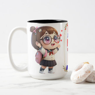 Bester Freund aller Zeiten Mug Wrap. Zweifarbige Tasse