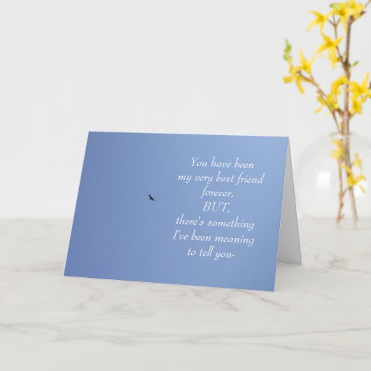 Bester Freund-April Dummkopf Karte (Gelbe Blume)