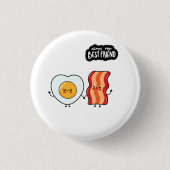 Bester Freund Bacon und Eier Button (Vorderseite)