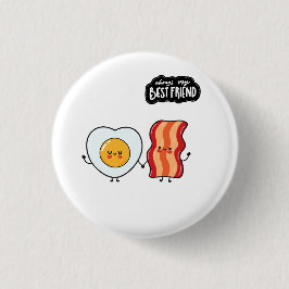 Bester Freund Bacon und Eier Button