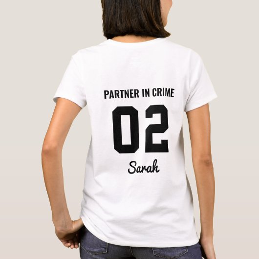 Bester Freund begehrter lustiger Treffer-Partner i T-Shirt (Rückseite)
