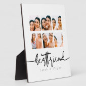 Bester Freund betitelt 6 Foto Kollektionsgeschenk Fotoplatte (Seite)