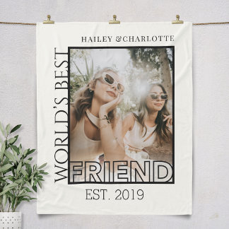 Bester Freund BFF Moderne Foto Beste Freundinnen G Fleecedecke
