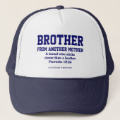 Bester Freund-BROTHER-MUTTER Christlich Truckerkappe (Vorderseite)