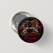 Bester Freund Button (Vorne & Hinten)
