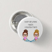 Bester Freund Button (Vorne & Hinten)