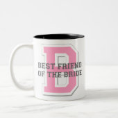 Bester Freund des Braut-Beifalls Zweifarbige Tasse (Links)