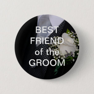 Bester Freund des Bräutigams Button