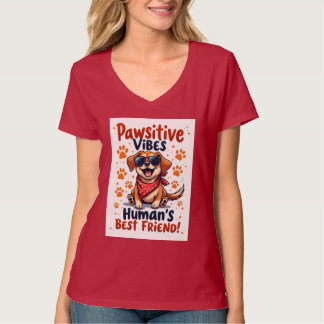 Bester Freund des Menschen Süßer Hund T-Shirt