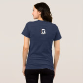 Bester Freund (Dunkelmodus) | Frauen Tri-Blend Shirt (Rückseite voll)