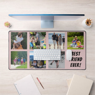 Bester Freund EVA & Beste Momente Rezension Rosa B Schreibtischunterlage