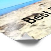 Bester Freund Fotodruck (Ecke)
