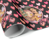 Bester Freund für immer BESTE FREUNDIN Herzen, füg Geschenkpapier (Rolleneckpunkt)