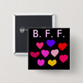 Bester Freund für immer Button (Vorne & Hinten)