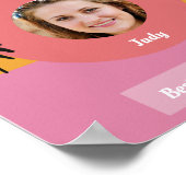 bester Freund für immer Foto modernes Kunstposter Poster (Ecke)