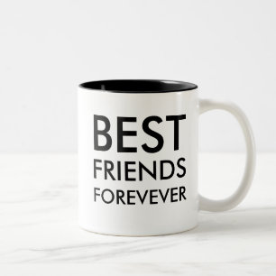 Bester Freund für immer   Freundschaftsgeschenk Zweifarbige Tasse