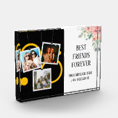 Bester Freund für immer, personalisiert 3 FotoColl Fotoblock (Links)