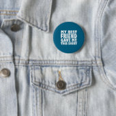Bester Freund gab BFF beste Freundin Button (Beispiel)