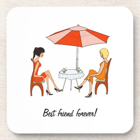 Bester Freund Getränkeuntersetzer (Vorderseite)