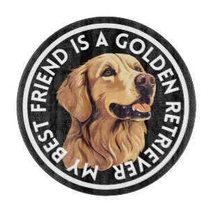 Bester Freund Golden Retriever Schneidebrett