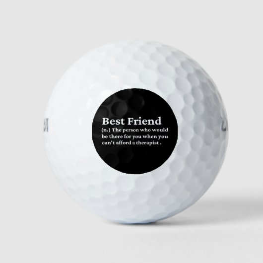 Bester Freund Golfball (Vorderseite)