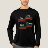 Bester Freund Ja Nein Tri-Blend Shirt (Vorderseite)
