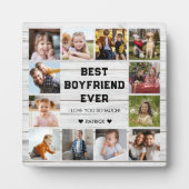 Bester Freund je 12 Foto Collage Fotoplatte (Vorderseite)