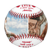 Bester Freund je 2 Fotos Baseball (Vorderseite)