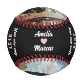 Bester Freund je 2 Fotos Baseball (Rückseite)