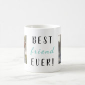 Bester Freund je | 2 Square Fotos Kaffee Tasse (Mittel)