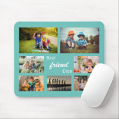 Bester Freund je 7 Square FotoCollage Mousepad (Mit Mouse)