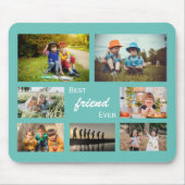 Bester Freund je 7 Square FotoCollage Mousepad (Vorne)