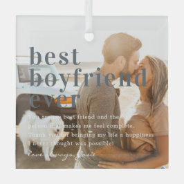 Bester Freund je | Angebot und Foto Ornament Aus Glas
