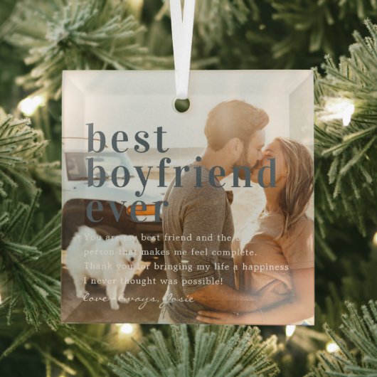 Bester Freund je | Angebot und Foto Ornament Aus Glas (Insitu)