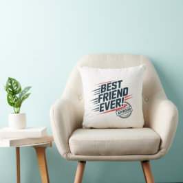 Bester Freund je, bewährtes Textdesign Kissen