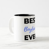 Bester Freund je Black Zweifarbige Tasse (Vorderseite Links)