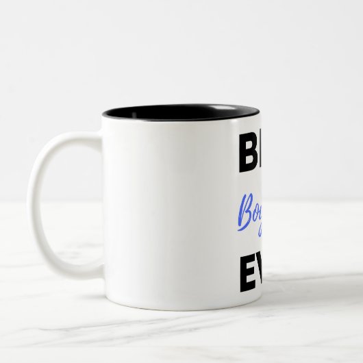 Bester Freund je Black Zweifarbige Tasse (Links)