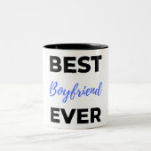 Bester Freund je Black Zweifarbige Tasse (Mittel)