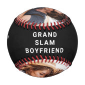 Bester Freund je Foto Black Baseball (Vorderseite)