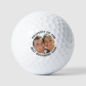 Bester Freund je Foto Golfball (Vorderseite)