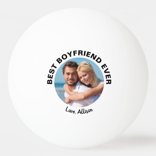 Bester Freund je Foto Tischtennisball (Vorderseite)