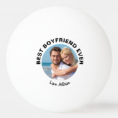 Bester Freund je Foto Tischtennisball (Rückseite)