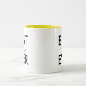 Bester Freund je | Freundschaftsgeschenk Zweifarbige Tasse (Mittel)