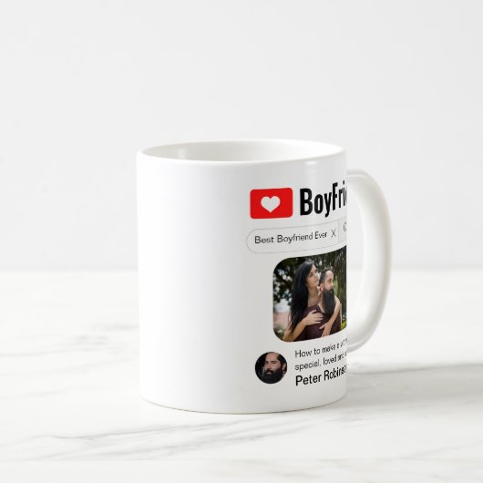 Bester Freund je Funny Internet Search Results Kaffeetasse (VorderseiteRechts)