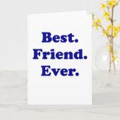 Bester Freund je Karte (Gelbe Blume)