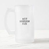 Bester Freund je Mattglas Bierglas (Links)
