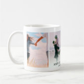 Bester Freund je | Moderne 4 FotoCollage Kaffeetasse (Links)