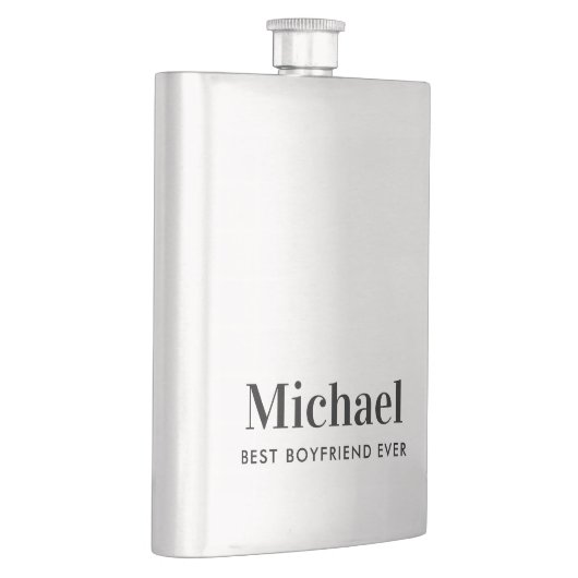 Bester Freund je Monogram Flachmann (Rechts)