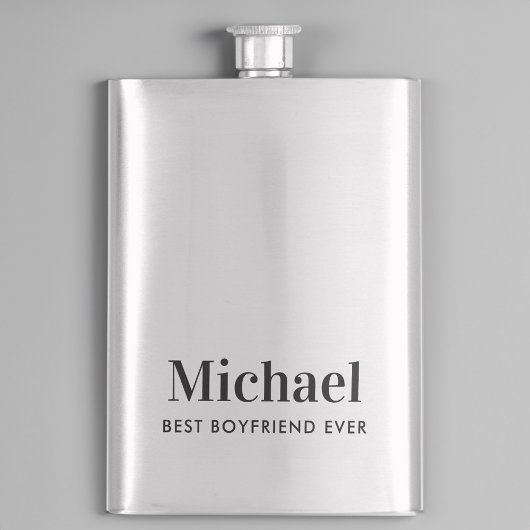 Bester Freund je Monogram Flachmann