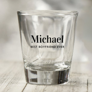 Bester Freund je Monogram Schnapsglas